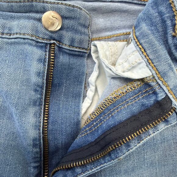 Joe's Jeans Women's Light Wash Blue Denim Jeans Size 27 Raw Hem Skinny Fit - Picture 4 of 7